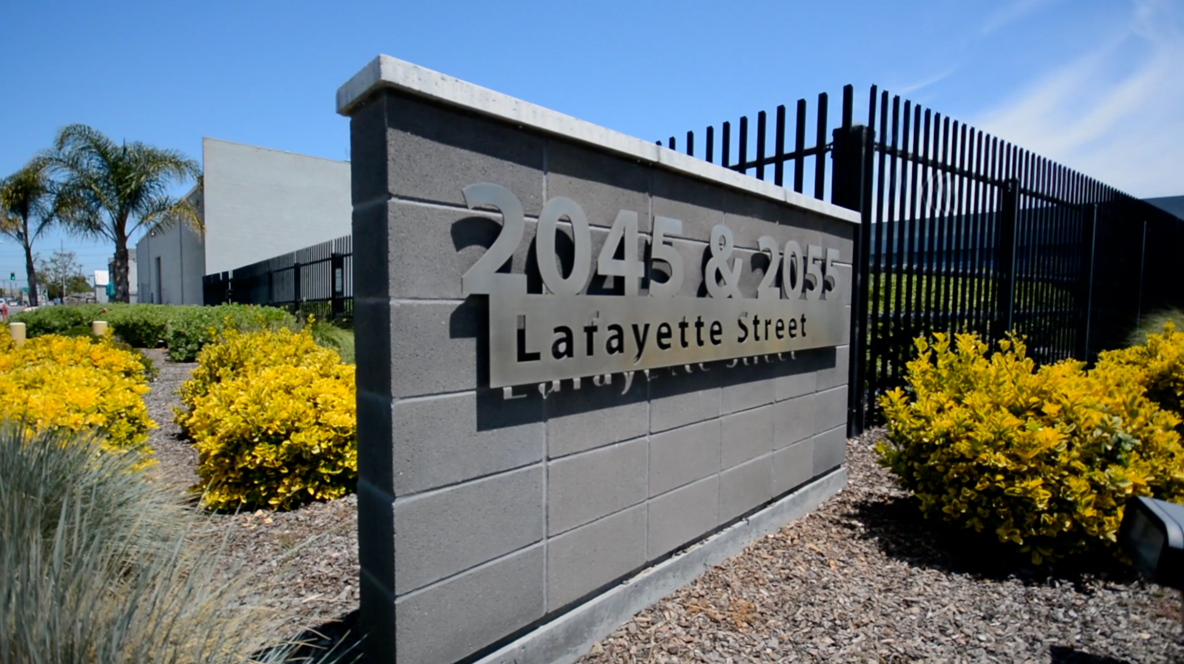 Street side sign at Lafayette Street